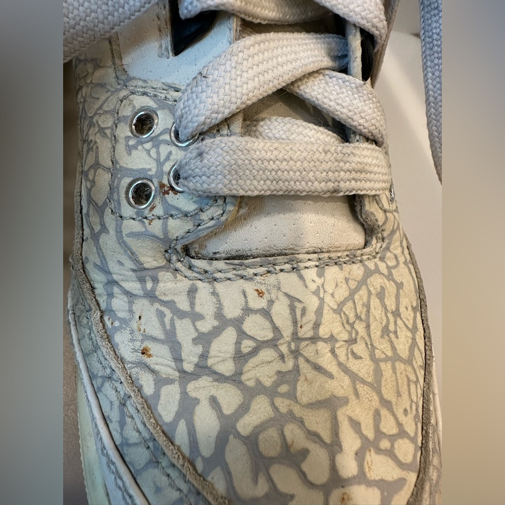 Nike Air Jordan 3 Retro Flip White/Black/Cement Women's Size 8 US Youth Size 6.5 - Picture 8 of 11